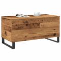 vidaXL Konferenčný stolík staré drevo 90x44,5x45 cm kompozitné drevo