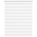 vidaXL Zebrová roleta 140,9x175 cm Šírka látky 136,7 cm biela