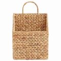 vidaXL Závesný košík Vodný hyacint 30 x 17,5 x 49,5 cm Prírodná