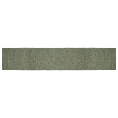 vidaXL Kusové koberce Olivovo zelená 80 x 400 cm Juta
