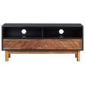vidaXL TV skrinka 100x35x45 cm masívne akáciové drevo a MDF