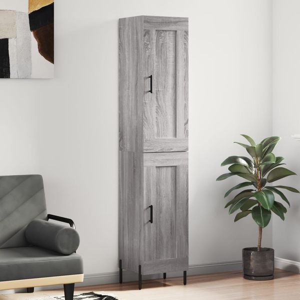 vidaXL Vysoká skrinka dub sonoma 34,5x34x180 cm spracované drevo