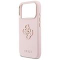 Guess HC PU FW RESIN LOGO PINK puzdro pre iPhone 17 Pro Max 6,9"