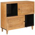 vidaXL Servírovacia skriňa 80 x 33 x 75 cm Masívne mango drevo