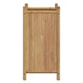 vidaXL Kvetináč 40x40x80 cm bambus