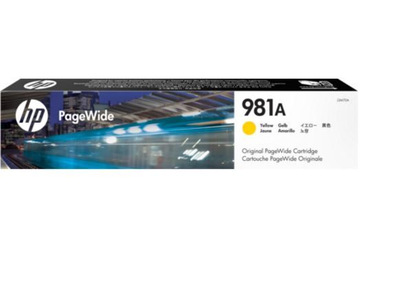 HP 981A - žltá atramentová kazeta, J3M70A