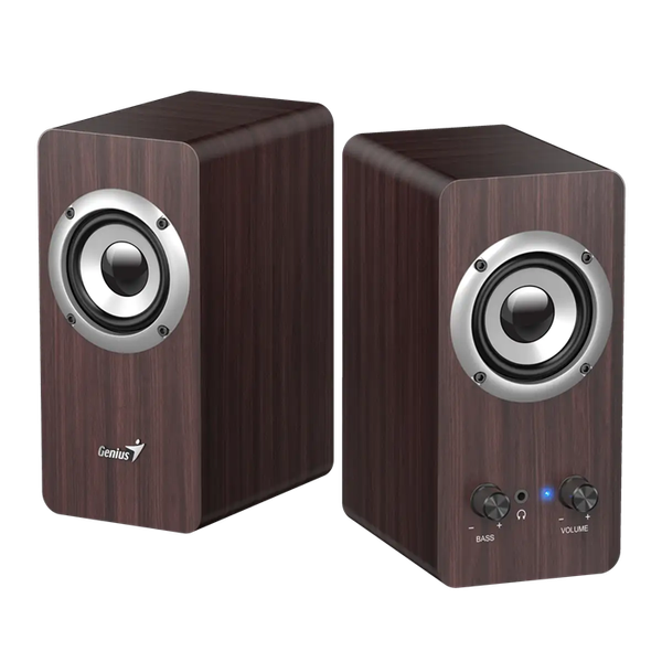 GENIUS SP-HF400 reproduktory, tmavé drevo