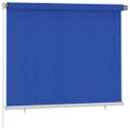 vidaXL Vonkajšia zatemňovacia roleta 185 (Š) x 140 (V) cm modrá HDPE