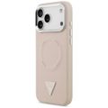 Puzdro Guess Case Triangle Logo Magsafe pre iPhone 17 Pro Max ružové