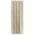 vidaXL Sametové závesy 2 ks Krémová 260 x 140 cm Zamat