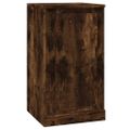 vidaXL Komody 2 ks dymový dub 37,5x35,5x67,5 cm kompozitné drevo