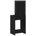 vidaXL Toaletný stolík Čierny dub 50 x 41 x 135 cm Kompozitné drevo