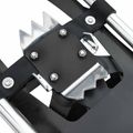 vidaXL 3 v 1 snežnice Strieborná a čierna 53,5 x 21 cm Hliník a HDPE