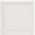 vidaXL Dvere do stodoly biele 100x208 cm masívna borovica