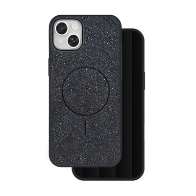 Obal Glitter Thin Mag pre iPhone 14 6,1" čierny