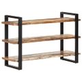 vidaXL Komoda s 3 policami 120x40x75 cm, recyklovaný masív