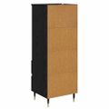 vidaXL Highboard Čierny dub 40 x 36 x 110 cm Kompozitné drevo