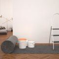 vidaXL Ochranný koberec z flícu, 50 m, 280 g/m², sivý