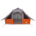 vidaXL Tipi stan 10-miestny Šedá a oranžová taft
