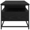 vidaXL Konferenčný stolík Čierny dub 100 x 51 x 45 cm Kompozitné drevo