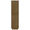 vidaXL Knižnica/deliaca stena medovo-hnedá 80x35x135 cm masívna borovica