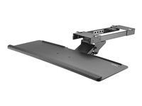 26,4” Wide - Adjustable - Ergonomic Slide-Out Keyboard Shelf with Tilt and Swivel (KBTRAYADJ) - Zásuvka pre klávesnicu - montáž pod stôl - čierna - pre P/N: ARMBARDUOV, ARMBARTRIO2, ARMDUALSS, ARMDUALV, LTRISERP, MONSTADJDL, MONSTADQI