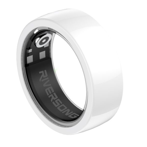 Inteligentný prsteň Riversong Trinity biela SR01 veľkosť 8 vnútorný priemer 18 mm