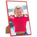 vidaXL Fotorámiky na stenu alebo stôl 3 ks červené 42x59,4 cm MDF