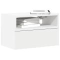 vidaXL Nástenné nočné stolíky 2 ks biele 45x26x28,5 cm