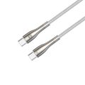 Forever Sleek kábel USB-C - USB-C 1,0 m 60W biely