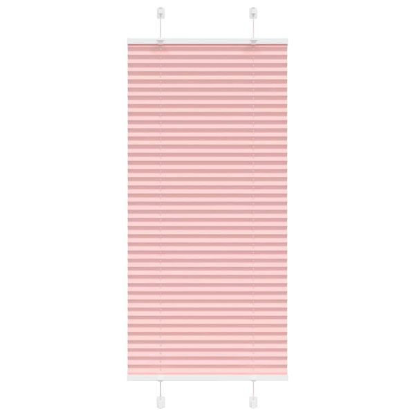 vidaXL Plisovaná roleta ružová 65x150 cm šírka látky 64,4 cm polyester