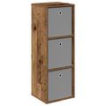 vidaXL Servírovacia skriňa so zásuvkou Staré drevo 35 x 32 x 99,5 cm