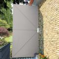 vidaXL Skladacia bočná markíza na terasu, krémová 400x200 cm