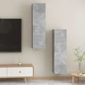 vidaXL TV skrinky 2 ks, betónovo sivé 30,5x30x110 cm, kompozitné drevo