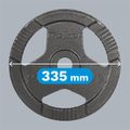 Sada litinových závaží 2x10kg, 51mm, REBEL ACTIVE RBA-2143-10