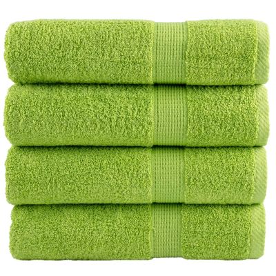 vidaXL Prémiové osušky SOLUND 4 ks jablkové 70x140 cm 600 g/m2