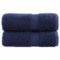 vidaXL Prémiové umývacie utierky SOLUND 2 ks námornícka modrá 30x30 cm 600 g/m²
