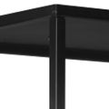 vidaXL Knižnica 80x35x180 cm surové mangovníkové drevo a železo