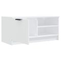 vidaXL TV stolíky 2 ks biele 80x35x36,5 cm spracované drevo