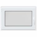 vidaXL Otočné a sklopné okno do suterénu RISOR 90 x 70 cm PVC a sklo