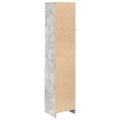 vidaXL Highboard Concrete Grey 37,5x35x180 cm Konštrukčné drevo