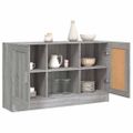 vidaXL Komoda sivý dub sonoma 120x30,5x70 cm spracované drevo