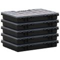 vidaXL Boxy na triedenie 5 ks 34,5x25x5 cm polypropylén