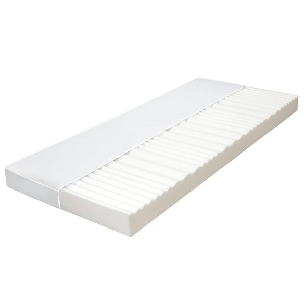 vidaXL Matrac 160x200 cm, 7-zónový, PU pena 10 cm, H2 H3