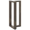 vidaXL Nohy barového stola v tvare T, 2 ks, čierne, 50x35x(90-91) cm, oceľové