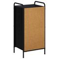 vidaXL Servírovacia skriňa Čierny dub 97 x 33 x 81 cm Kompozitné drevo