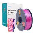 Trojfarebné vlákno Sunlu PLA+ Silk (červená, žltá a modrá)