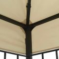 vidaXL Altánok 3x4 m, krémový