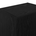 vidaXL TV nástenná skriňa 40,5 x 30 x 102 cm Čierny dub