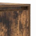 vidaXL Servírovacia skriňa Dymová dub 120 x 41 x 75 cm
